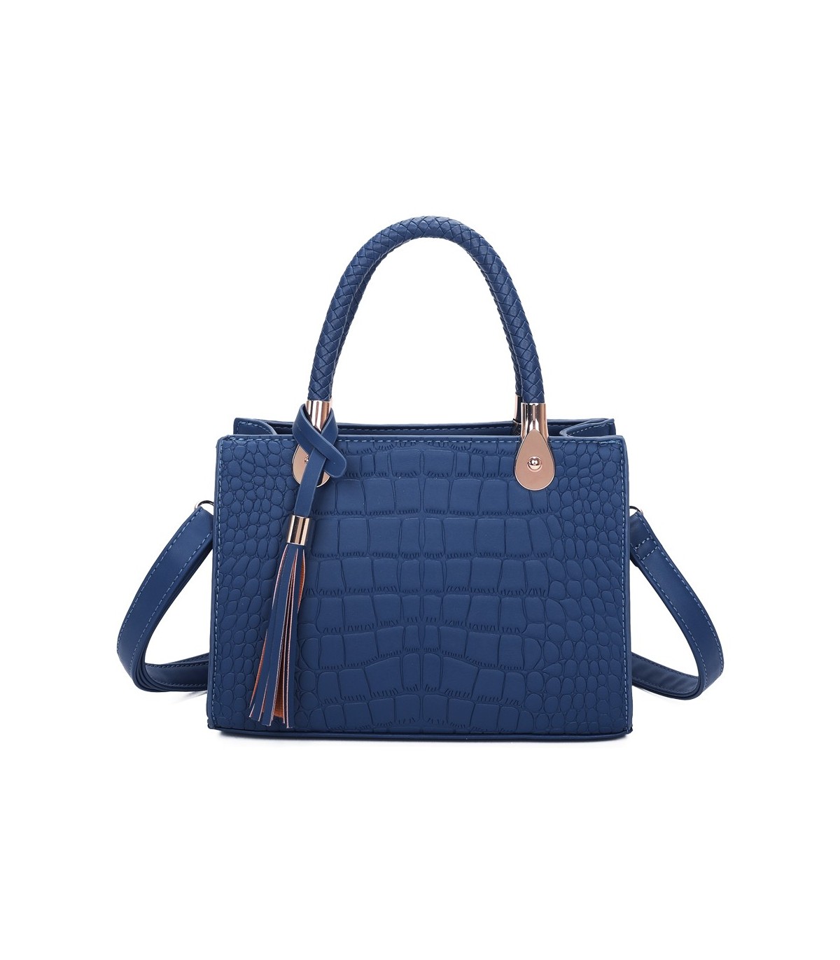 T11417 - Bolso bandolera para mujer con adorno de borla