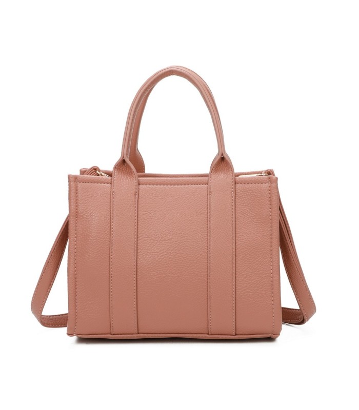 T11566 - Bolso Toten Bag mediano a juego con pompón decorativo
