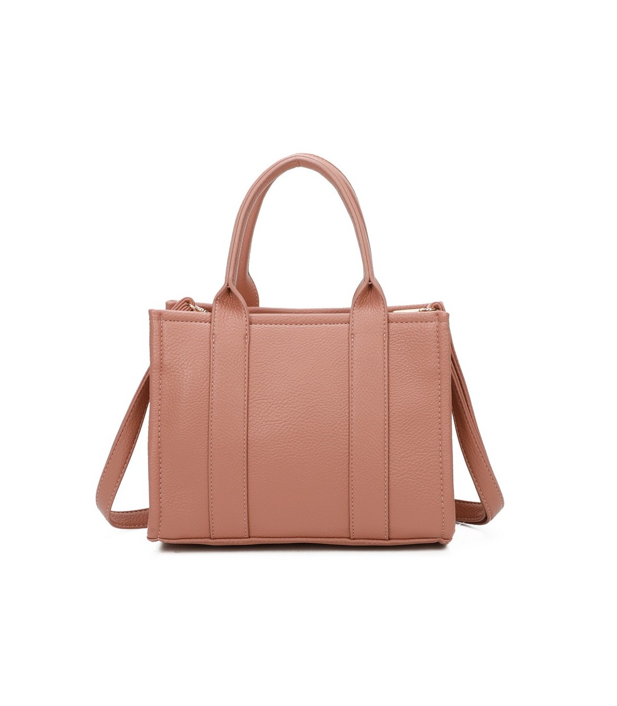 T11566 - Bolso Toten Bag mediano a juego con pompón decorativo