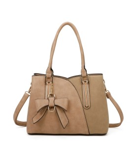 T11618 - Bolso bandolera con borla de lazo de diversos colores para mujer