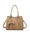 T11618 - Bolso bandolera con borla de lazo de diversos colores para mujer