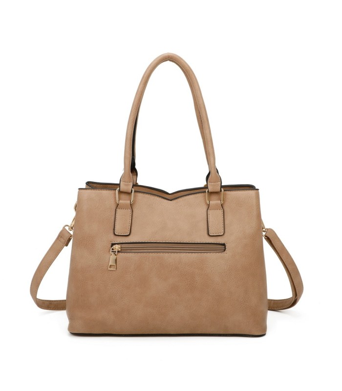 T11618 - Bolso bandolera con borla de lazo de diversos colores para mujer