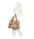 T11618 - Bolso bandolera con borla de lazo de diversos colores para mujer