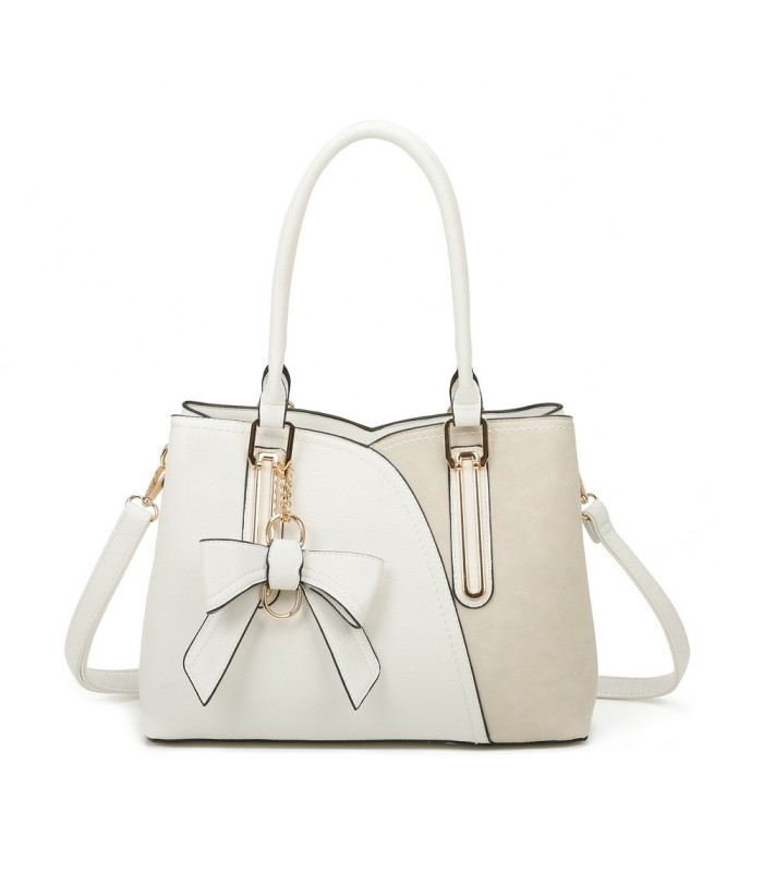T11618 - Bolso bandolera con borla de lazo de diversos colores para mujer