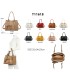 T11618 - Bolso bandolera con borla de lazo de diversos colores para mujer