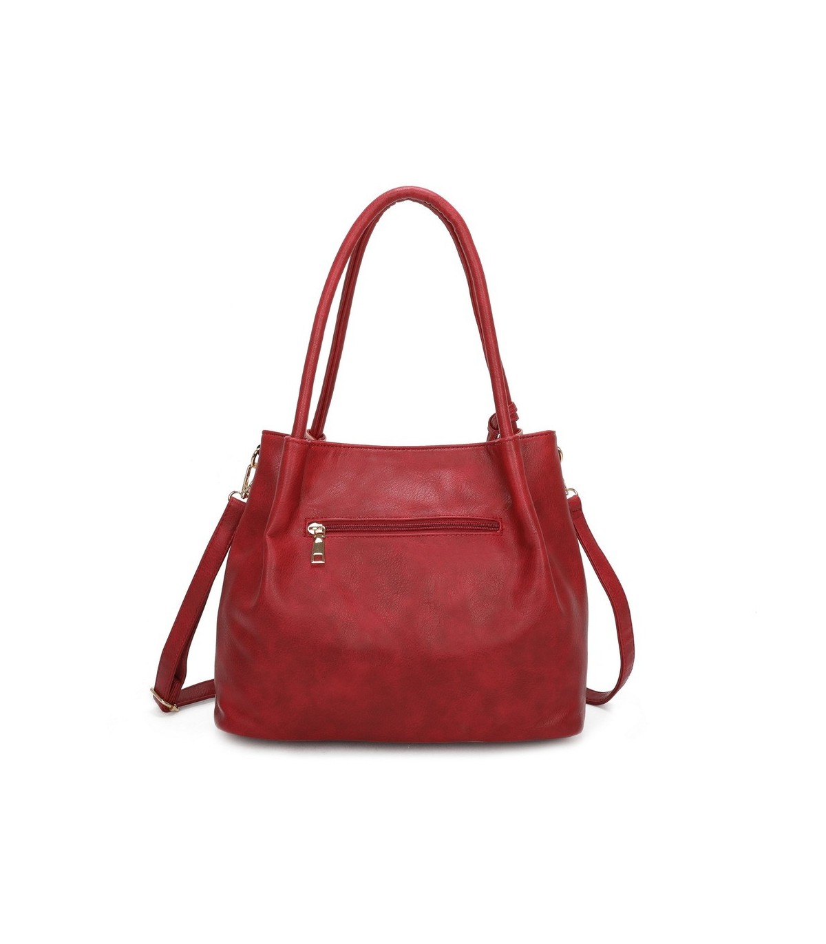 T11613 - Bolsillo bandolera con cremalleras frontales y un bolsillo trasero asas para el hombro