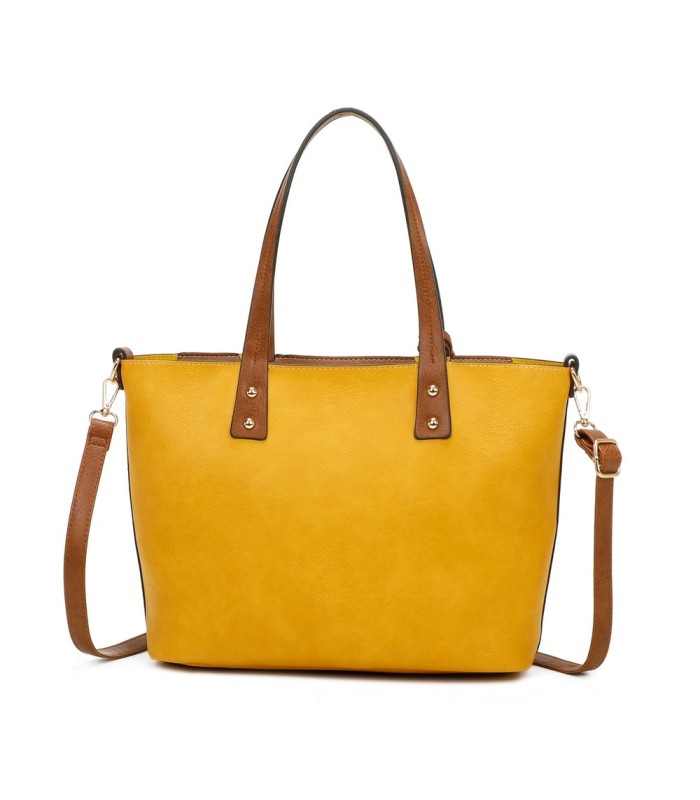 T11628 - Bolso grande con bandolera y monedero externo