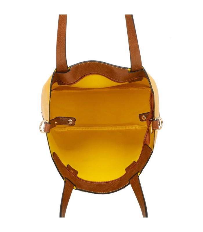 T11628 - Bolso grande con bandolera y monedero externo