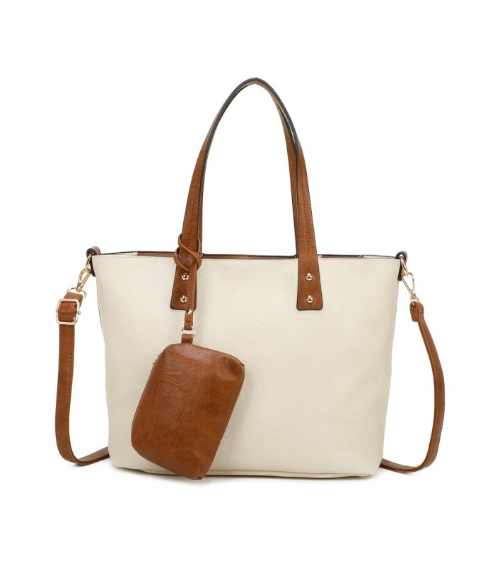 T11628 - Bolso grande con bandolera y monedero externo