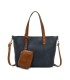 T11628 - Bolso grande con bandolera y monedero externo
