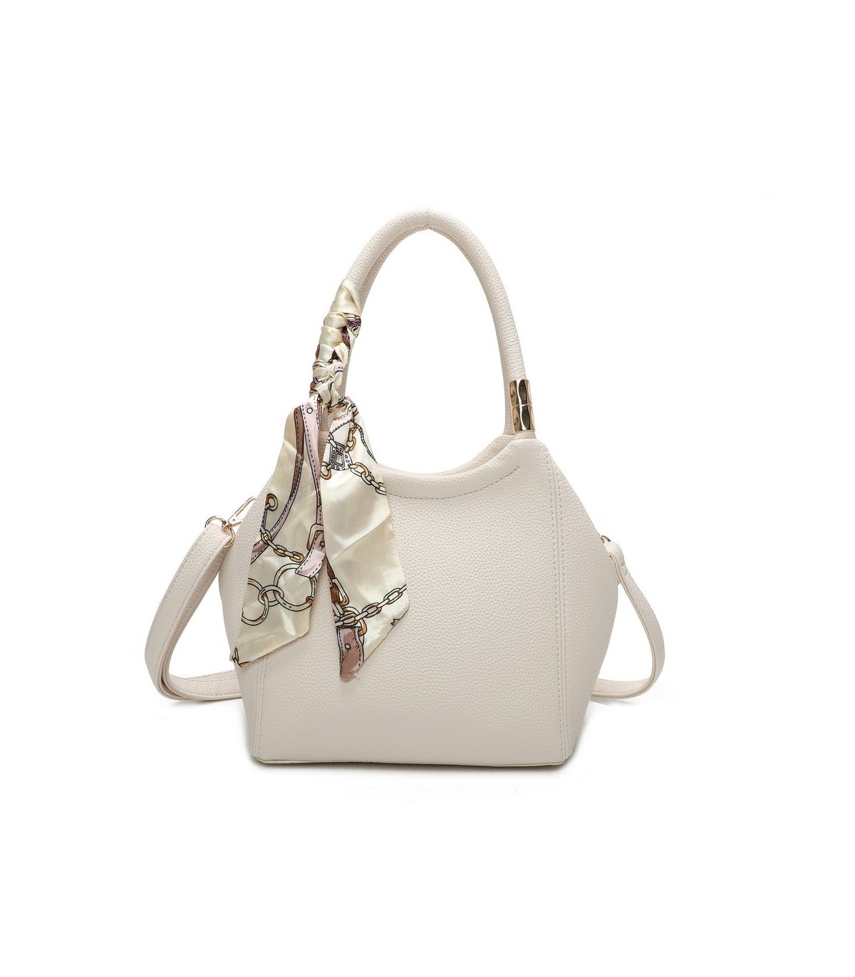 T11664 - Bolso pequeño de mano con pañuelo y bandolera