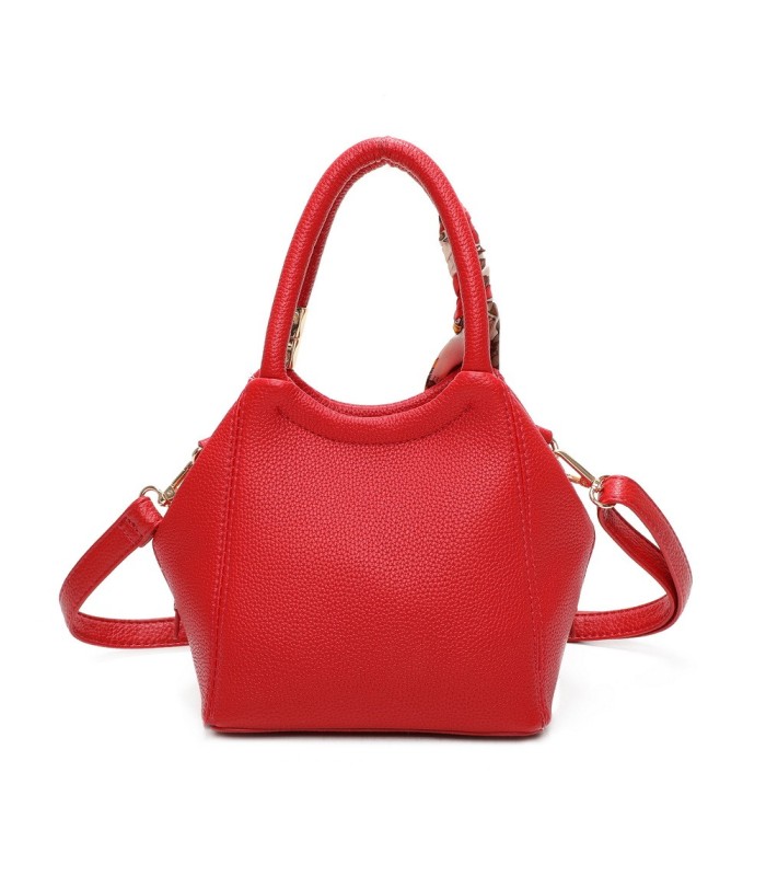 T11663 - Bolso pequeño cruzado con bandolera y pañuelo a juego