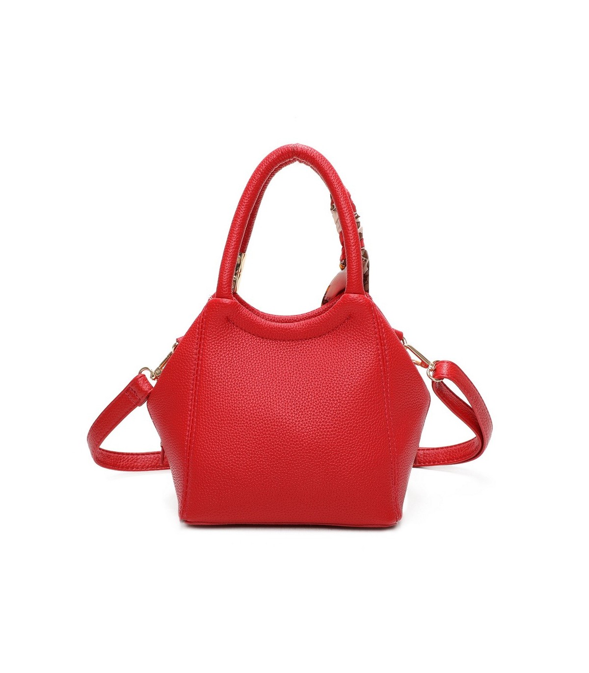 T11663 - Bolso pequeño cruzado con bandolera y pañuelo a juego