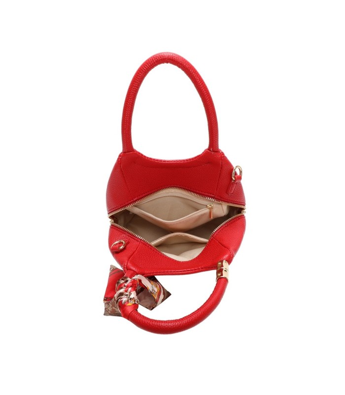 T11663 - Bolso pequeño cruzado con bandolera y pañuelo a juego