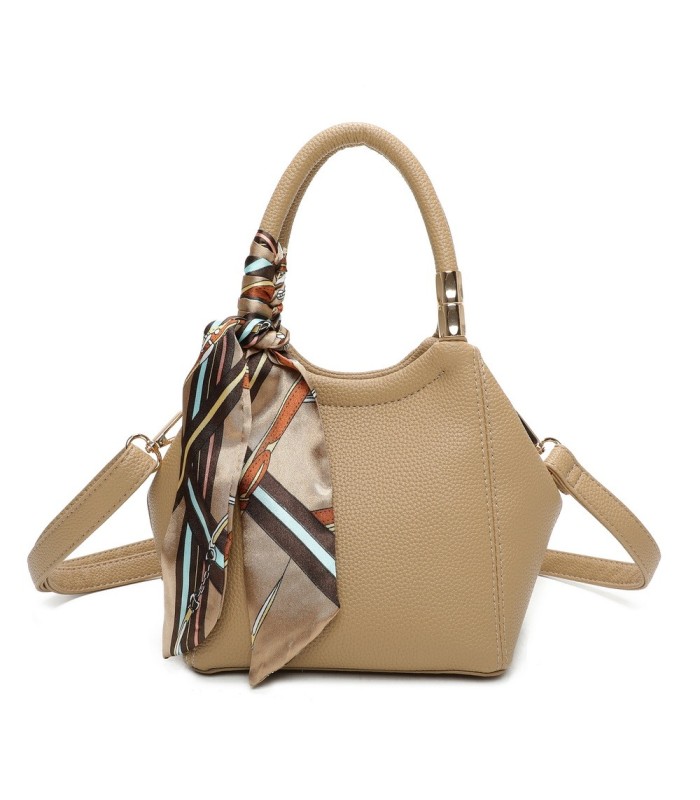 T11663 - Bolso pequeño cruzado con bandolera y pañuelo a juego