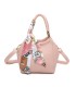 T11663 - Bolso pequeño cruzado con bandolera y pañuelo a juego