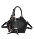 T11663 - Bolso pequeño cruzado con bandolera y pañuelo a juego