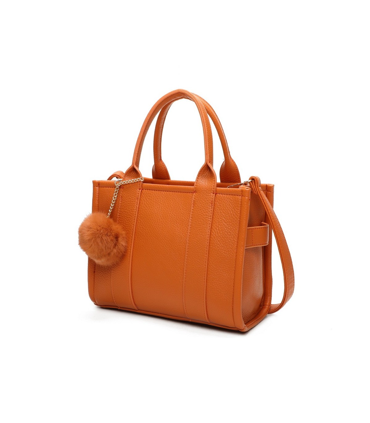 T11645 - Bolso Toten Bag pequeño con pompón