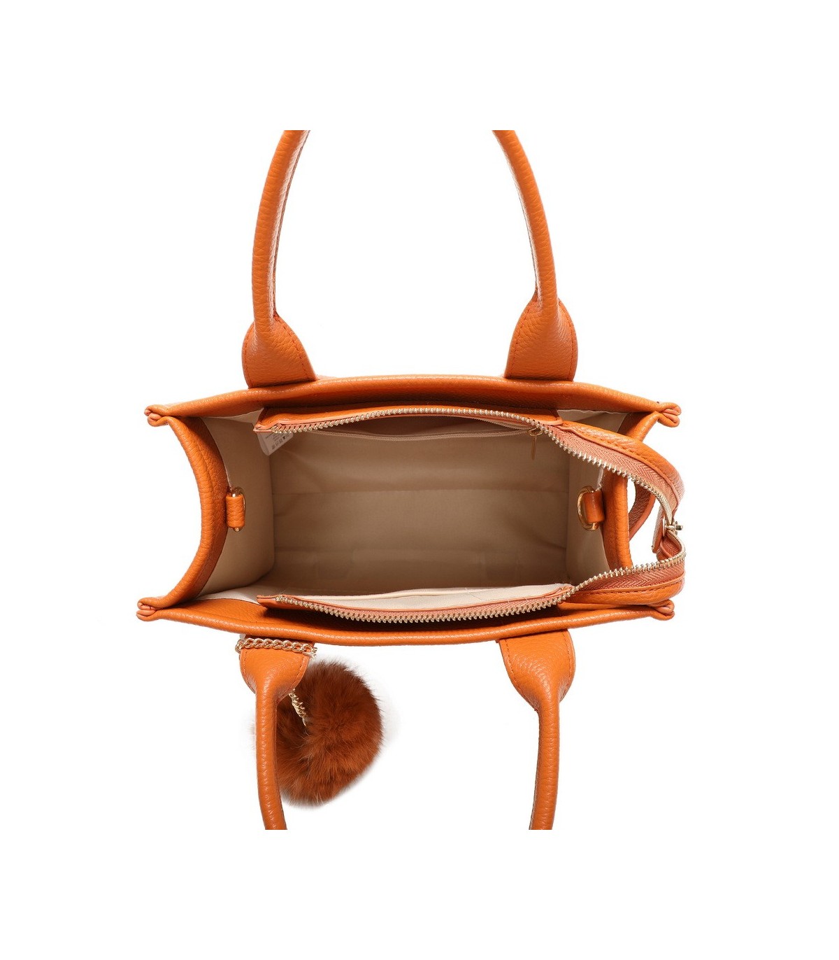 T11645 - Bolso Toten Bag pequeño con pompón