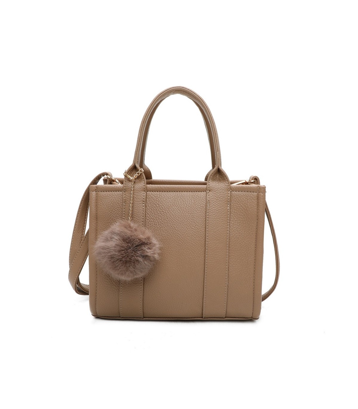 T11645 - Bolso Toten Bag pequeño con pompón