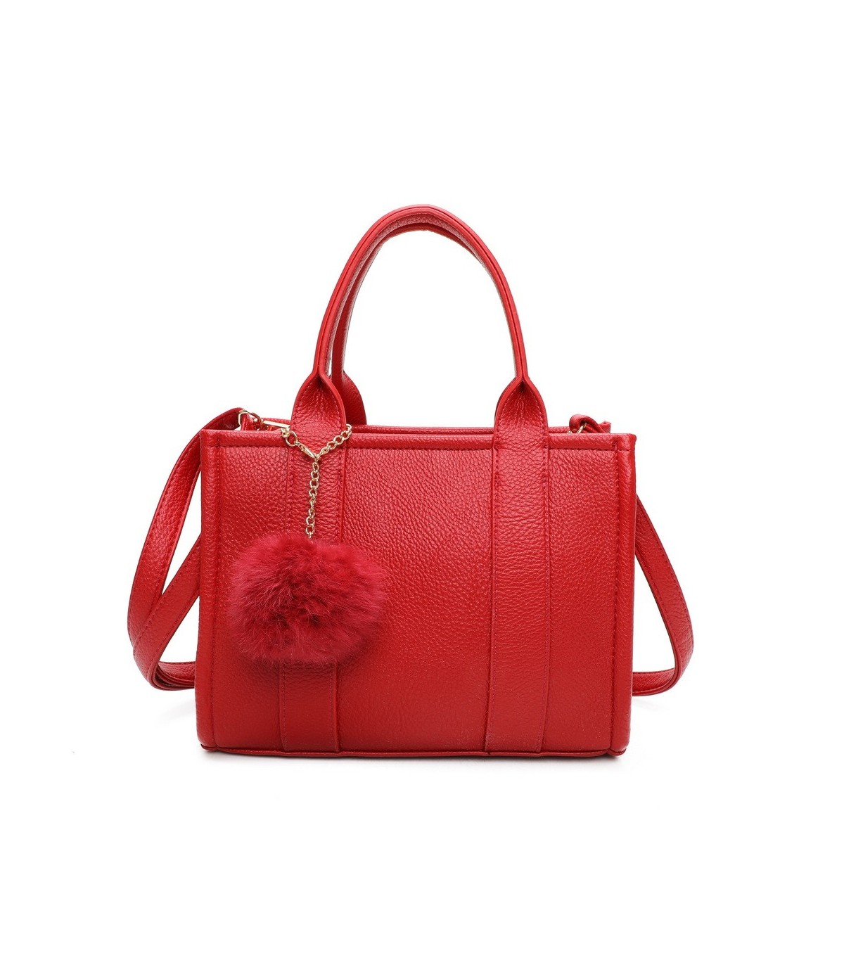 T11645 - Bolso Toten Bag pequeño con pompón