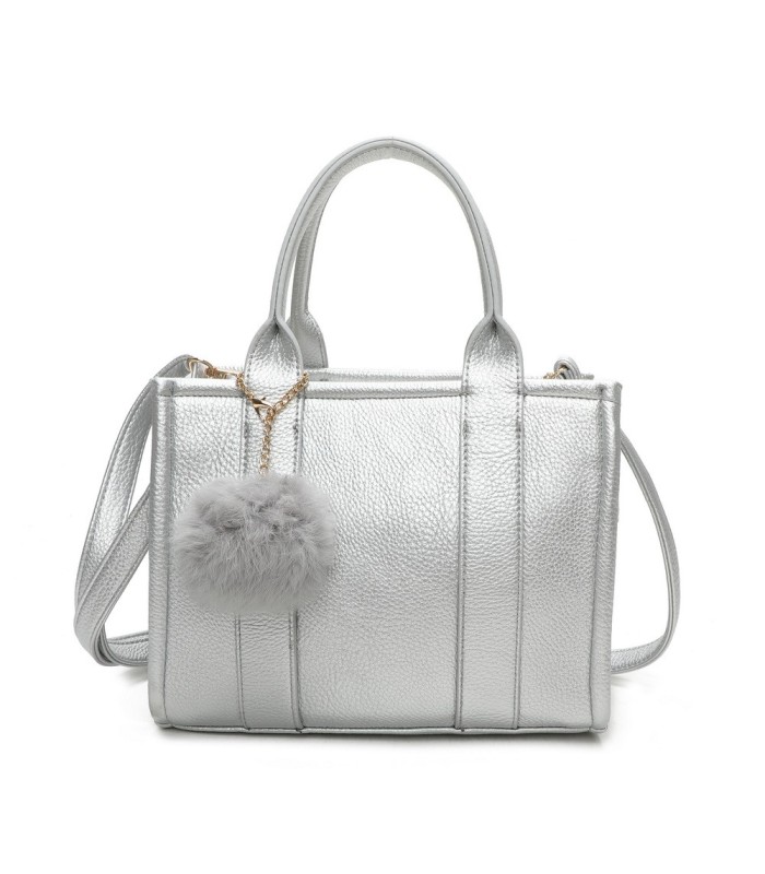 T11645 - Bolso Toten Bag pequeño con pompón