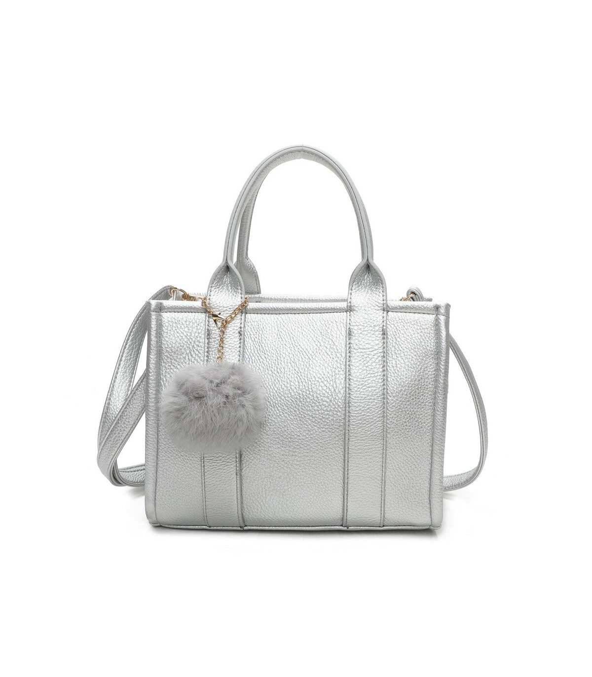 T11645 - Bolso Toten Bag pequeño con pompón