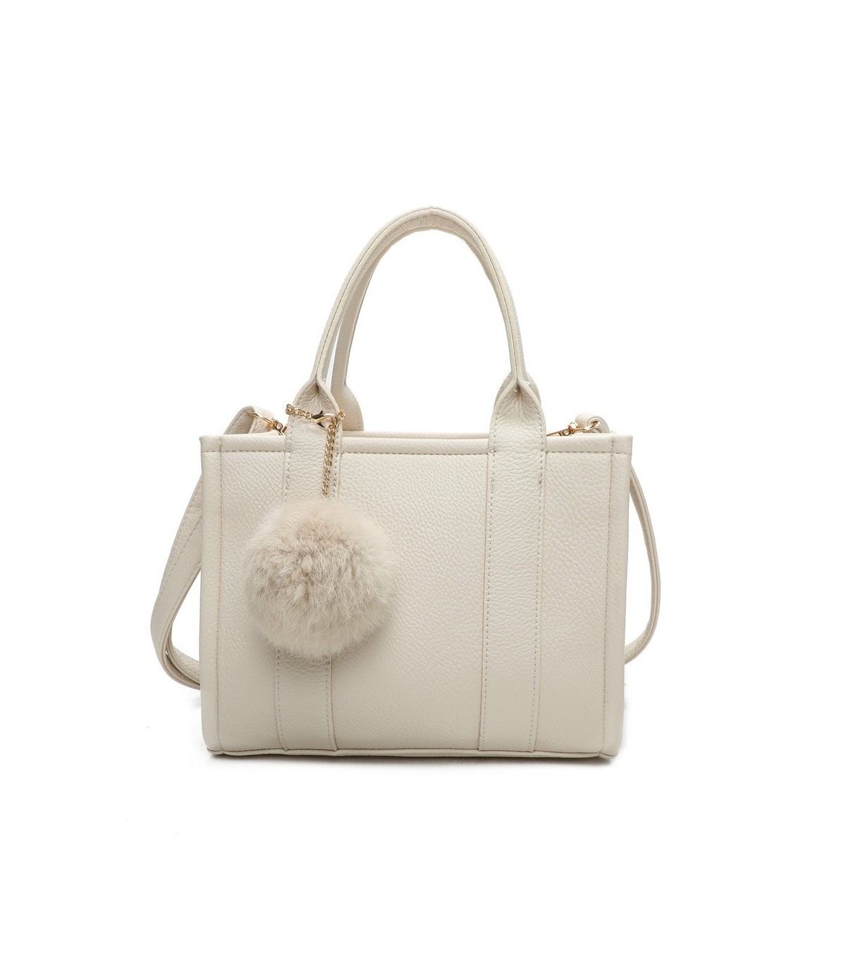 T11645 - Bolso Toten Bag pequeño con pompón