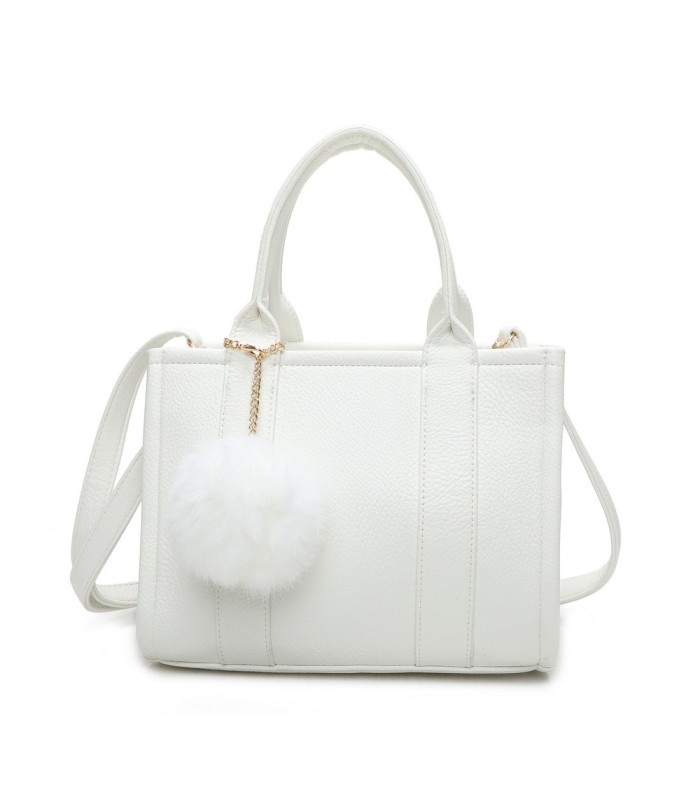 T11645 - Bolso Toten Bag pequeño con pompón