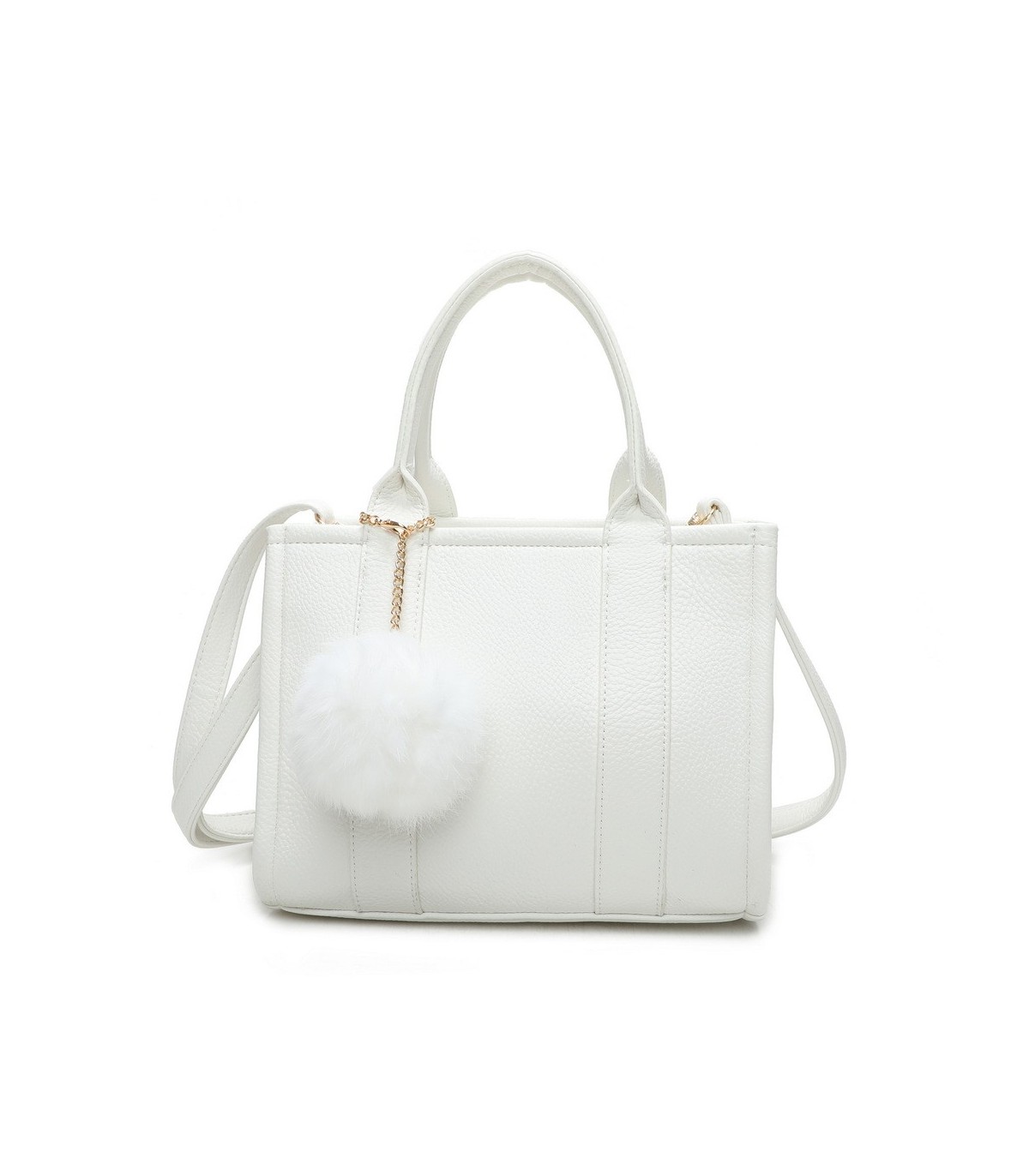 T11645 - Bolso Toten Bag pequeño con pompón