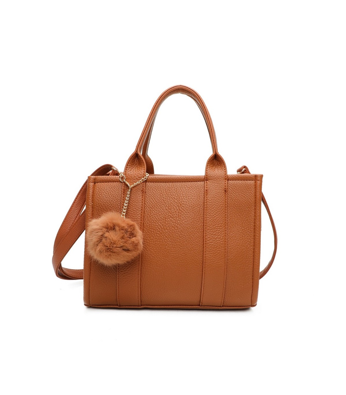 T11645 - Bolso Toten Bag pequeño con pompón