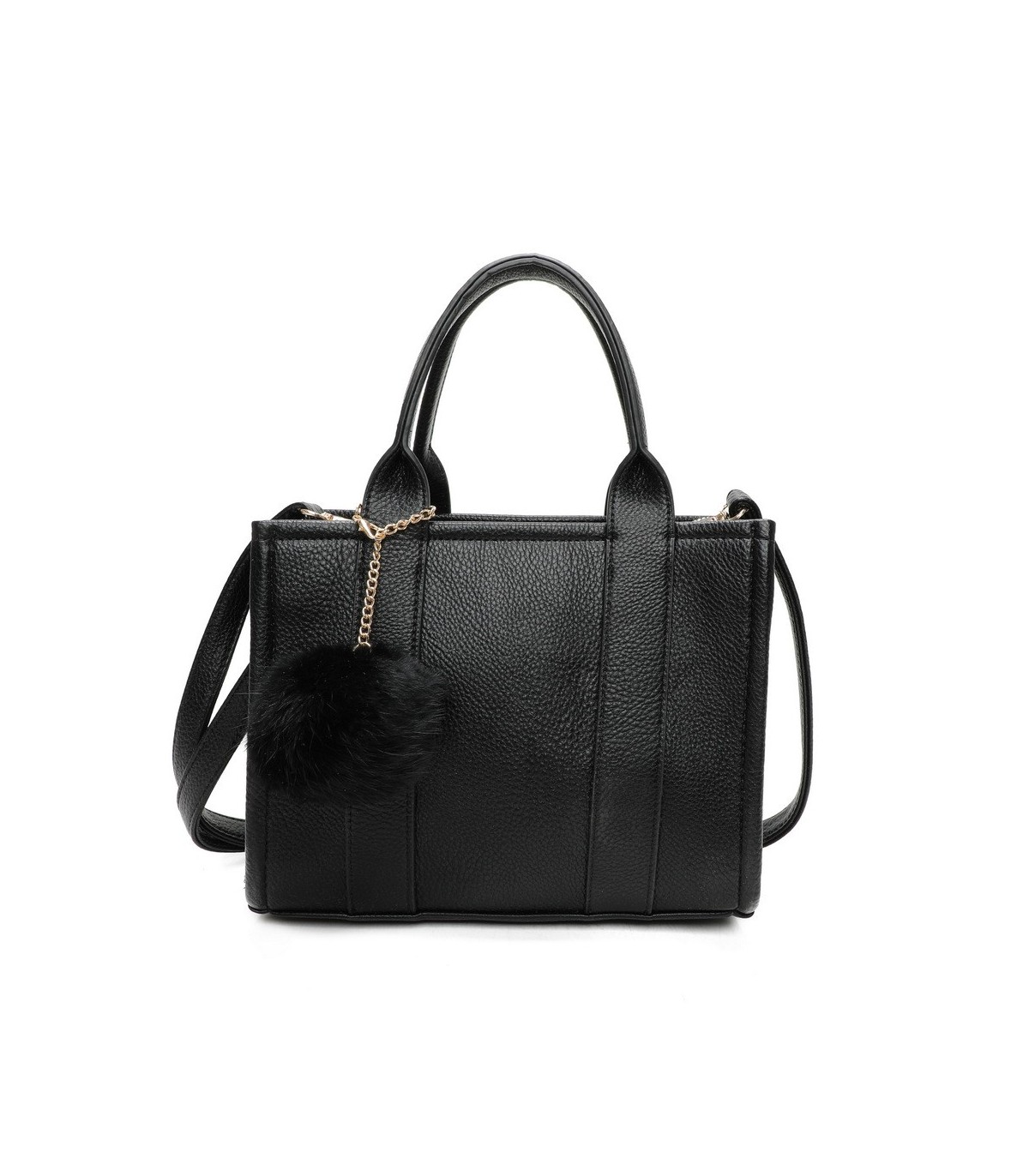 T11645 - Bolso Toten Bag pequeño con pompón