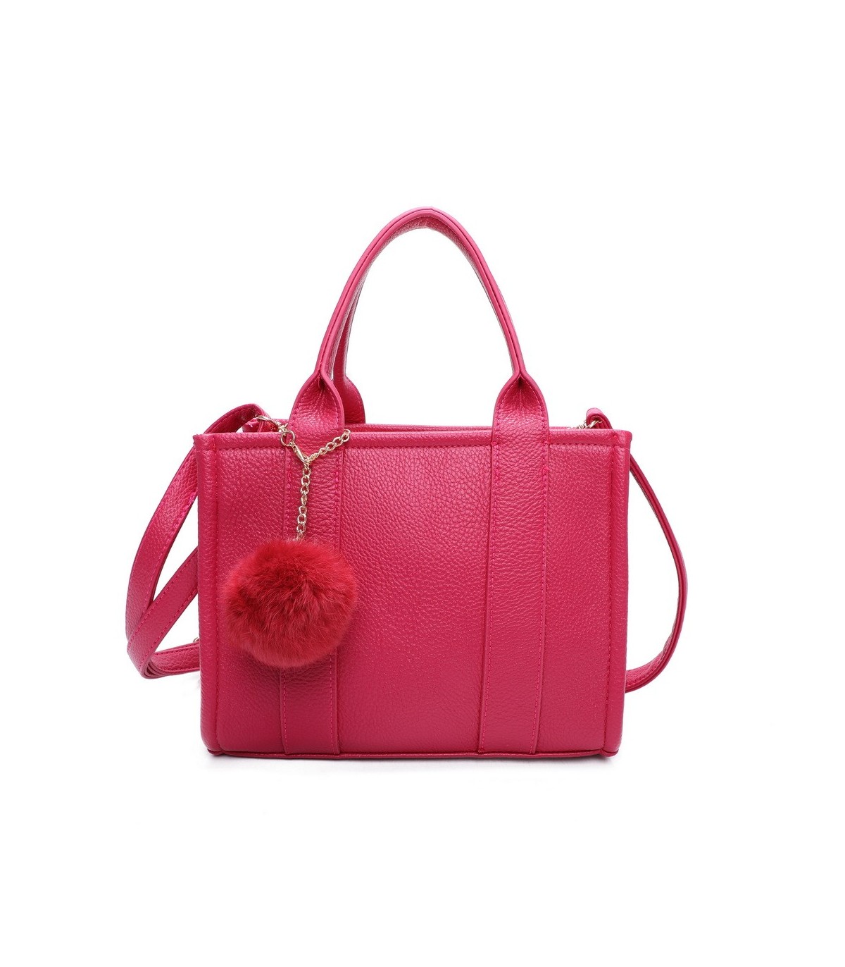 T11645 - Bolso Toten Bag pequeño con pompón