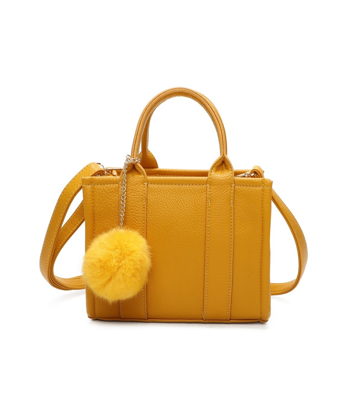 T11644 - Bolso Toten Bag pequeño con pompón