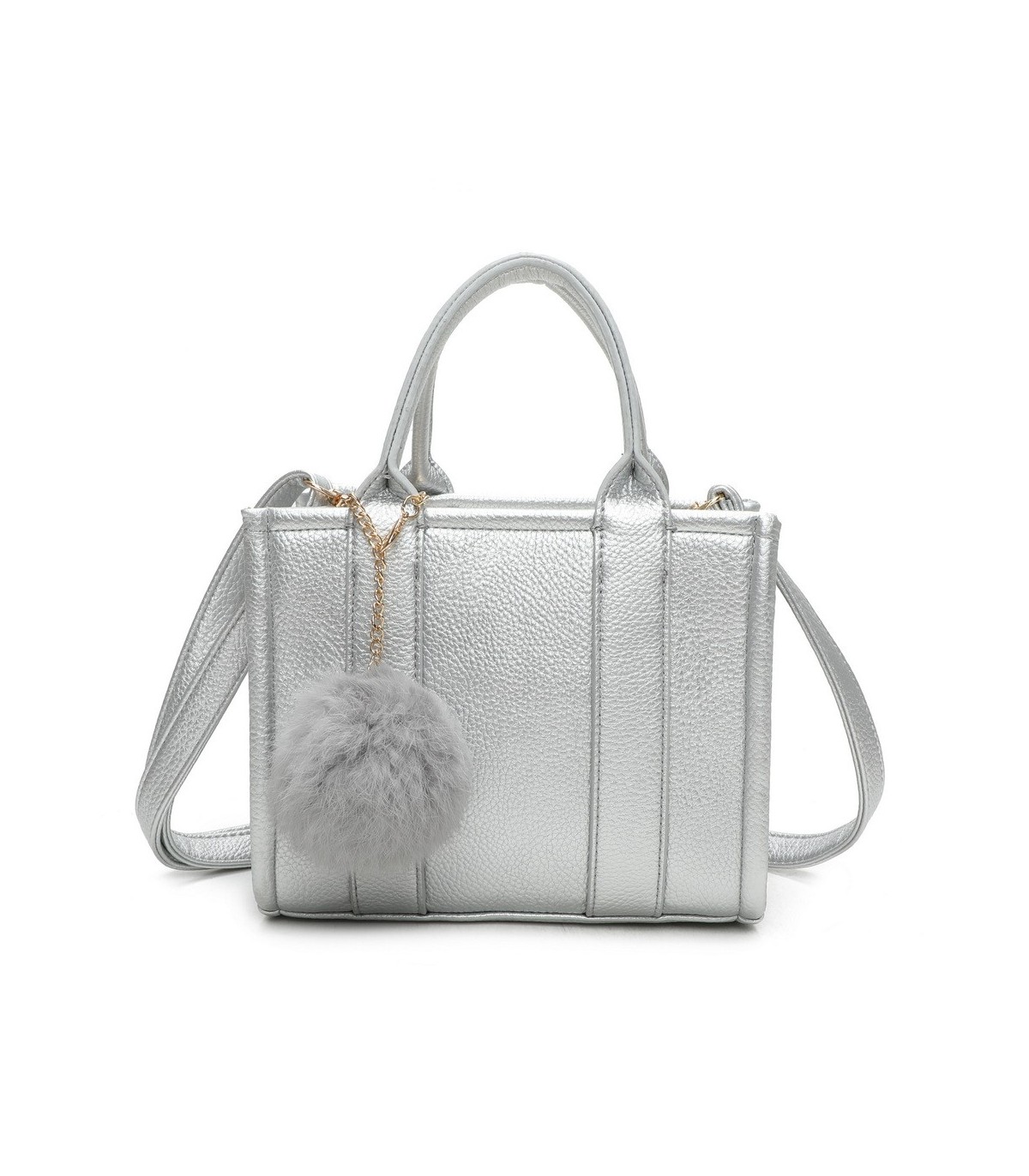 T11644 - Bolso Toten Bag pequeño con pompón