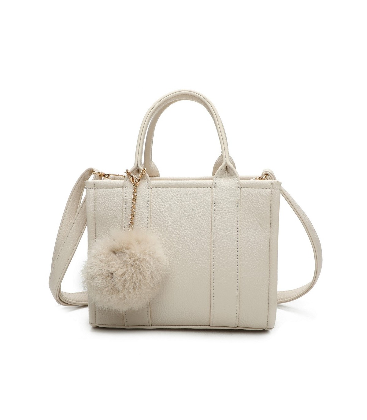 T11644 - Bolso Toten Bag pequeño con pompón