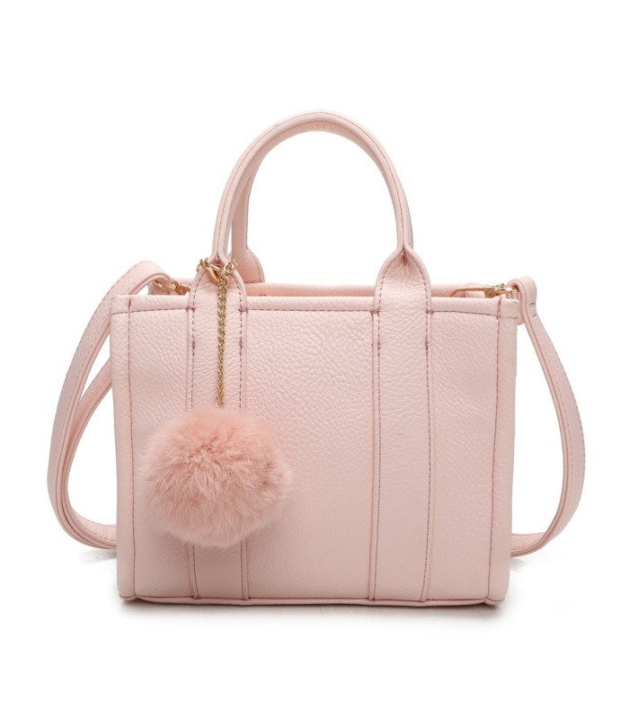 T11644 - Bolso Toten Bag pequeño con pompón