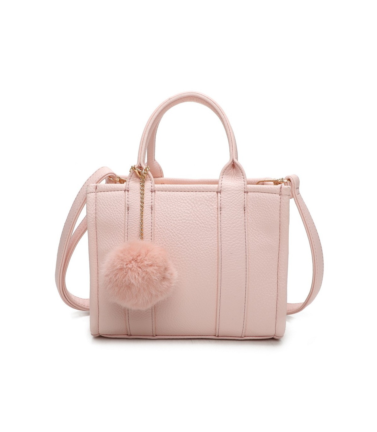 T11644 - Bolso Toten Bag pequeño con pompón