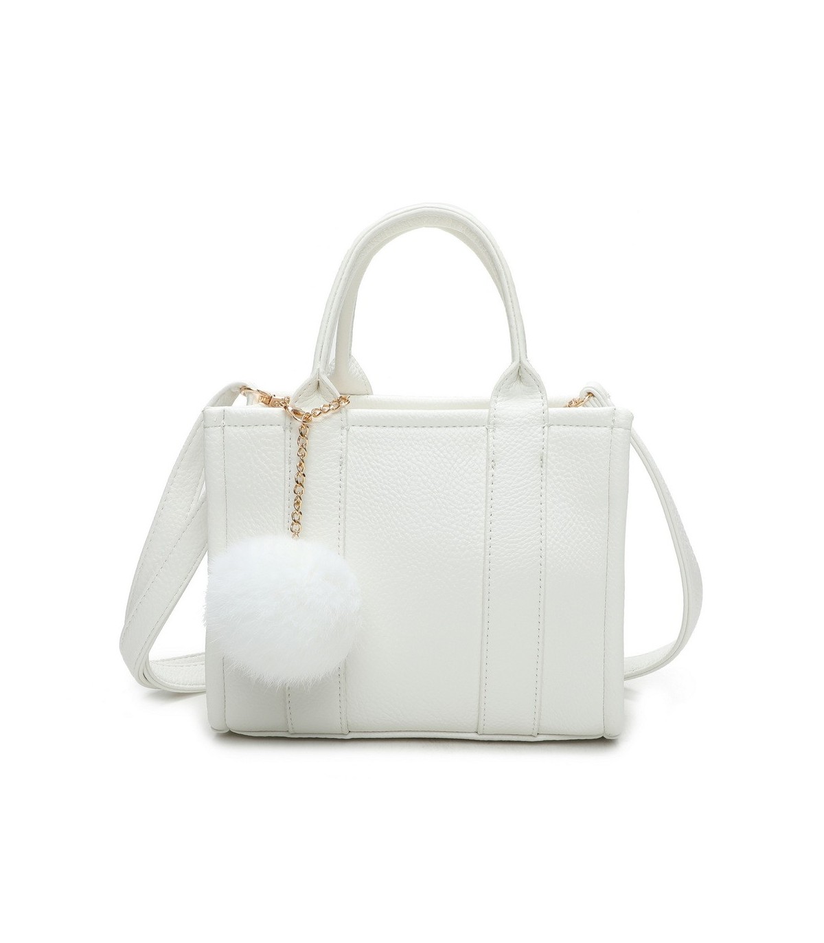 T11644 - Bolso Toten Bag pequeño con pompón