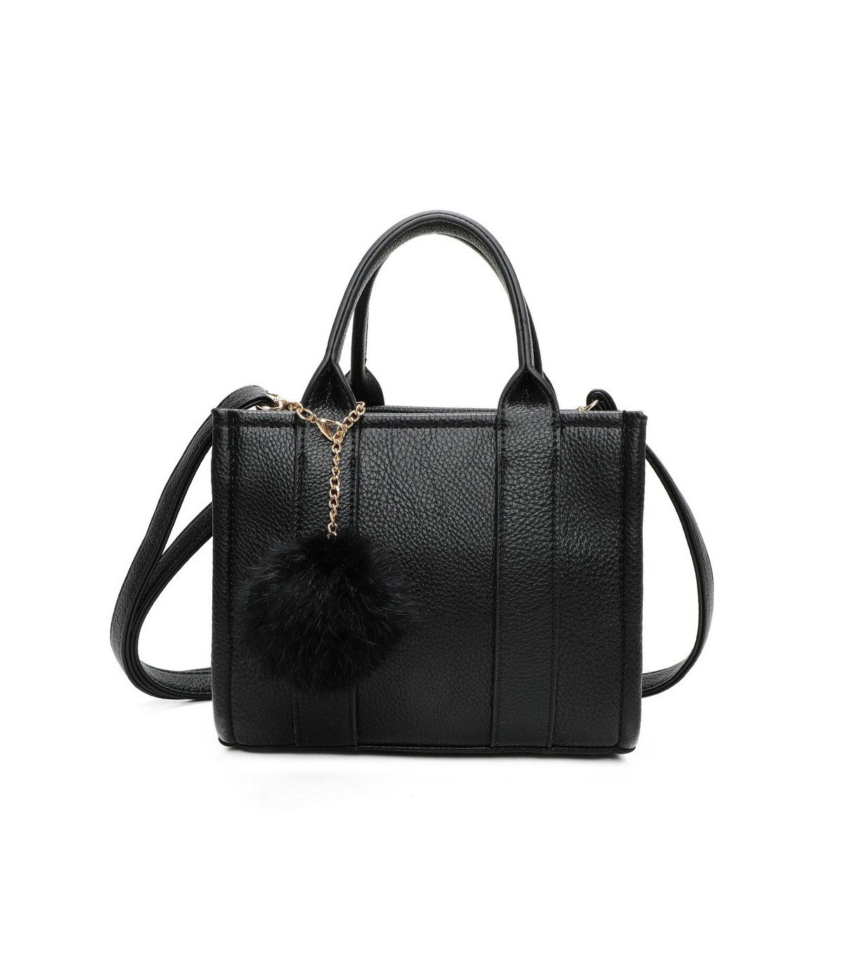 T11644 - Bolso Toten Bag pequeño con pompón