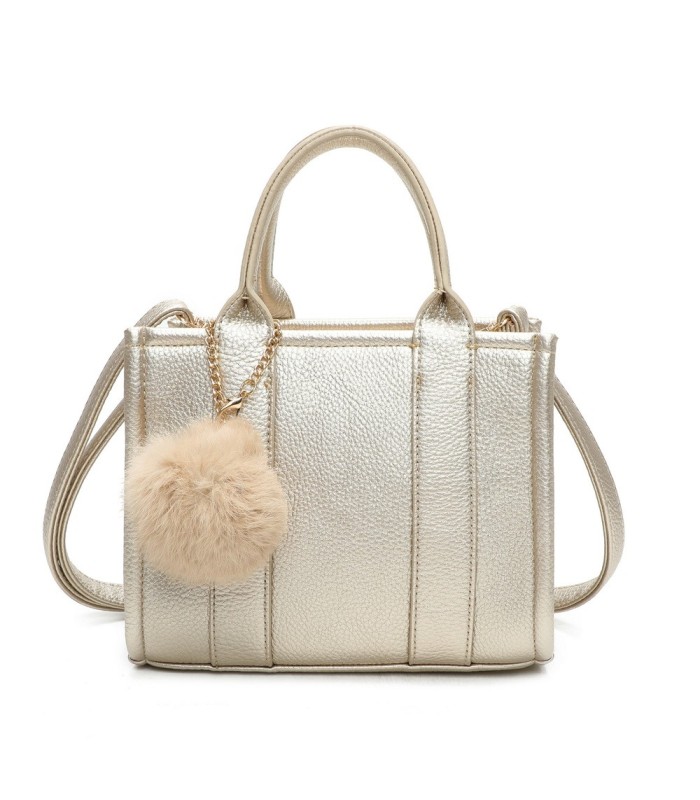 T11644 - Bolso Toten Bag pequeño con pompón
