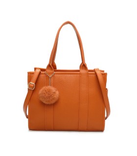 T11646 - Bolso Toten Bag Grande con pompón