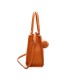 T11646 - Bolso Toten Bag Grande con pompón