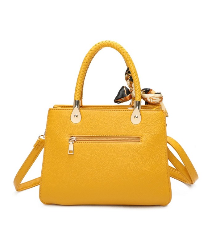 T11639 - Bolso bandolera mediano con pañuelo a juego