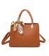 T11639 - Bolso bandolera mediano con pañuelo a juego