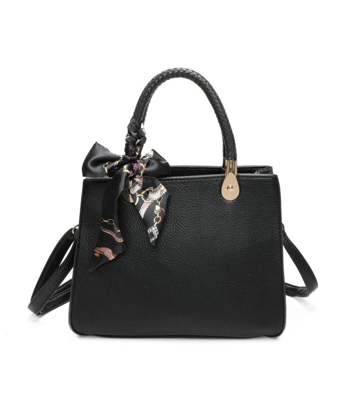 T11639 - Bolso bandolera mediano con pañuelo a juego