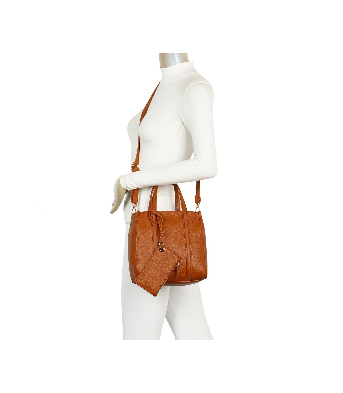 T11631 - Bolso bandolera con monedero externo