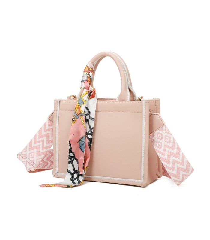 T11669 - Bolso Toten pequeño con pañuelo y asa bandolera