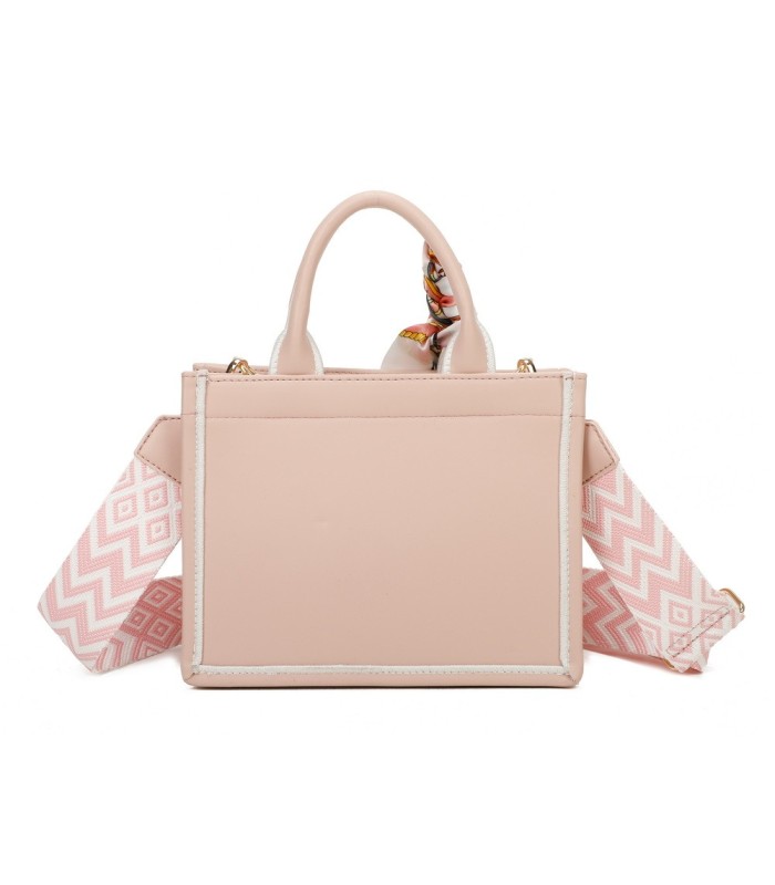 T11669 - Bolso Toten pequeño con pañuelo y asa bandolera