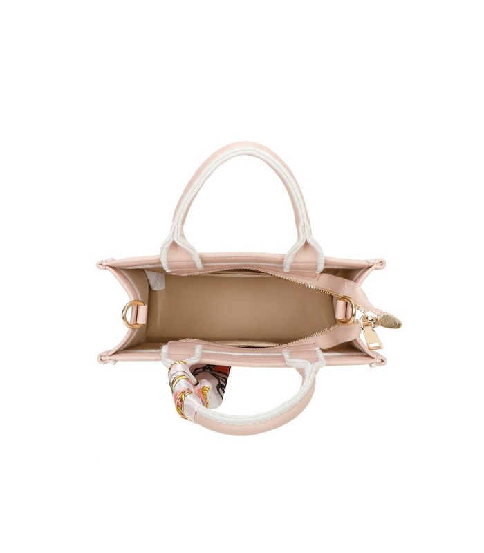 T11669 - Bolso Toten pequeño con pañuelo y asa bandolera